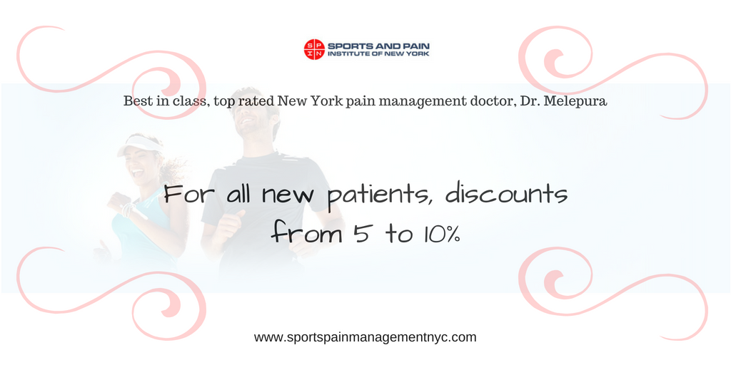 Discount for new patients from Sports Injury & Pain Management Clinic of New York